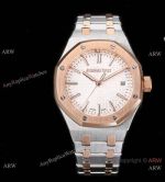 Swiss Grade Copy Audemars Piguet Royal Oak Anniversary 37mm Two Tone Rose Gold Case